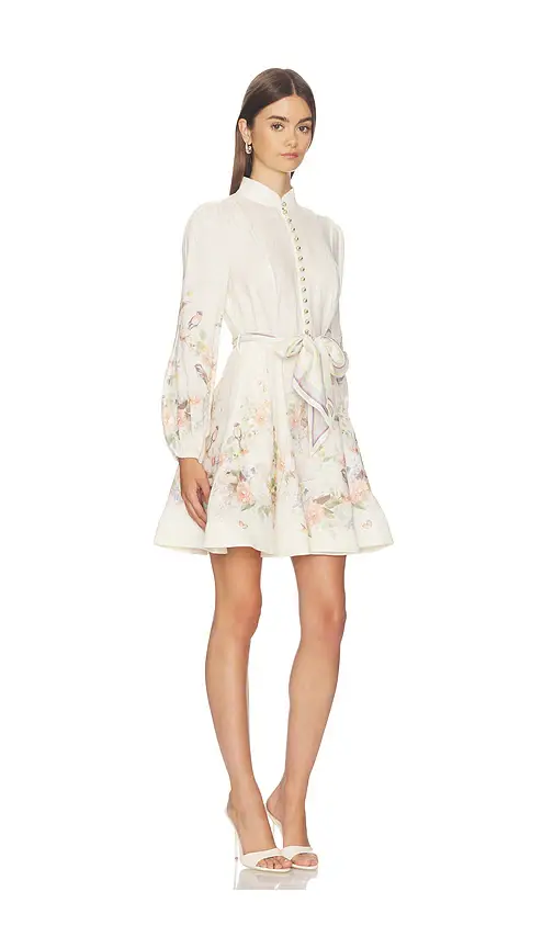 Zimmermann Valiant Button Mini Dress | Thumbnail 2