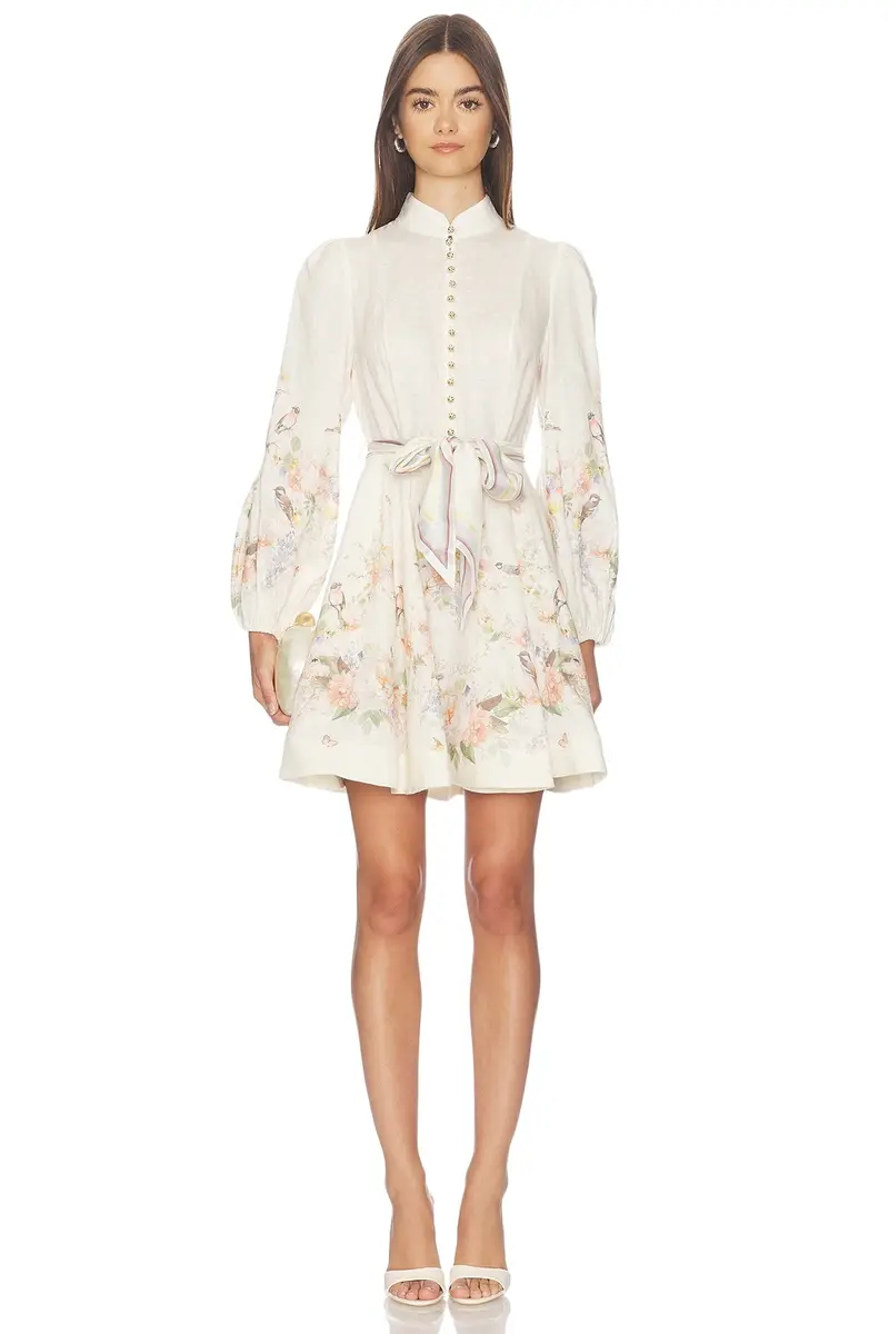 Valiant Button Mini Dress Valiant Button Mini Dress