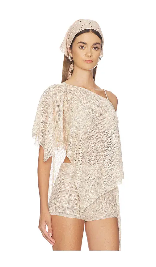Tiger Mist Fern Crochet Poncho | Thumbnail 2 Tiger Mist Fern Crochet Poncho | Thumbnail 2