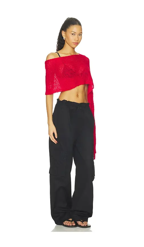 superdown Miria Knit Cape Top | Thumbnail 2