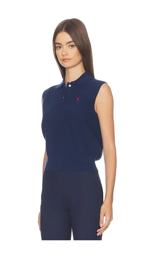 Polo Ralph Lauren Sleeveless Polo Knit Collar Pullover | Thumbnail 2 Polo Ralph Lauren Sleeveless Polo Knit Collar Pullover | Thumbnail 2
