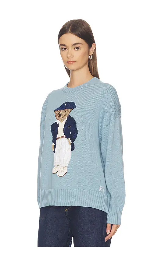 Polo Ralph Lauren Cotton Bear Crew Neck Pullover | Thumbnail 2 Polo Ralph Lauren Cotton Bear Crew Neck Pullover | Thumbnail 2