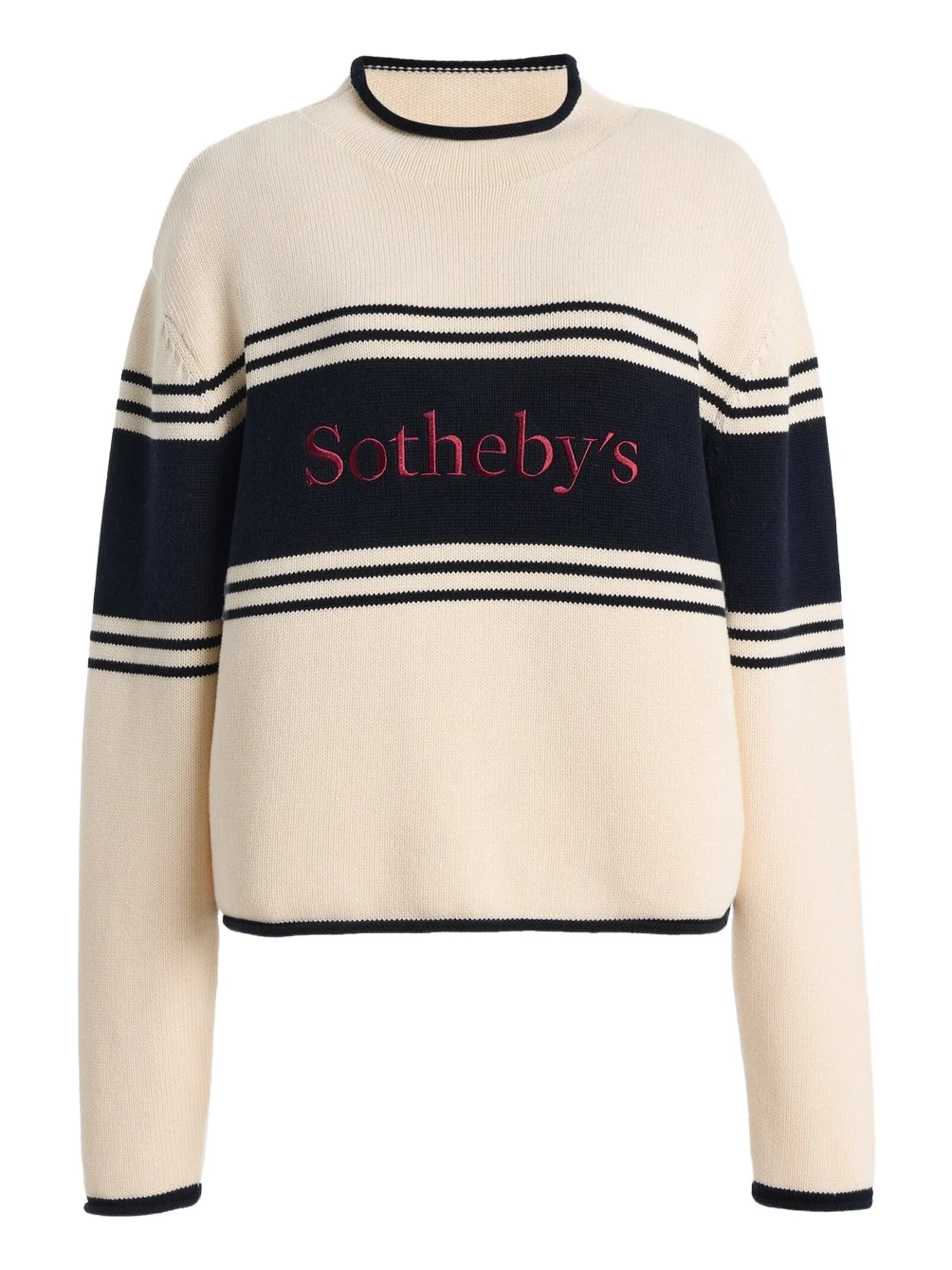 FRAME x Sotheby's Rolled Cotton Sweater FRAME x Sotheby's Rolled Cotton Sweater