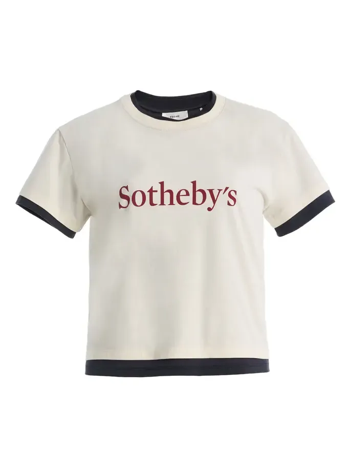 FRAME x Sotheby's Layered Cotton Tee