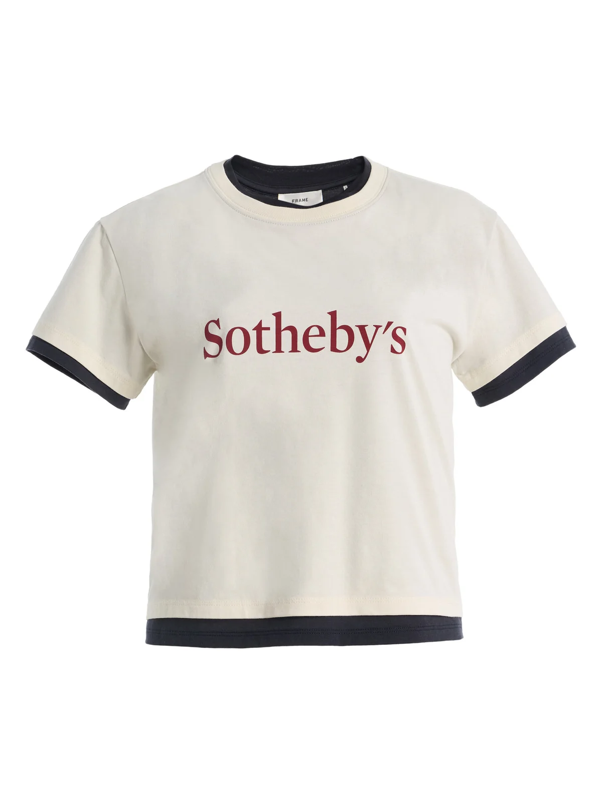 FRAME x Sotheby's Layered Cotton Tee