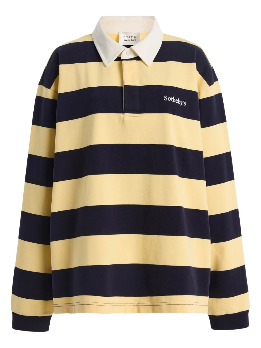 Frame FRAME x Sotheby's Rugby Cotton Polo Shirt