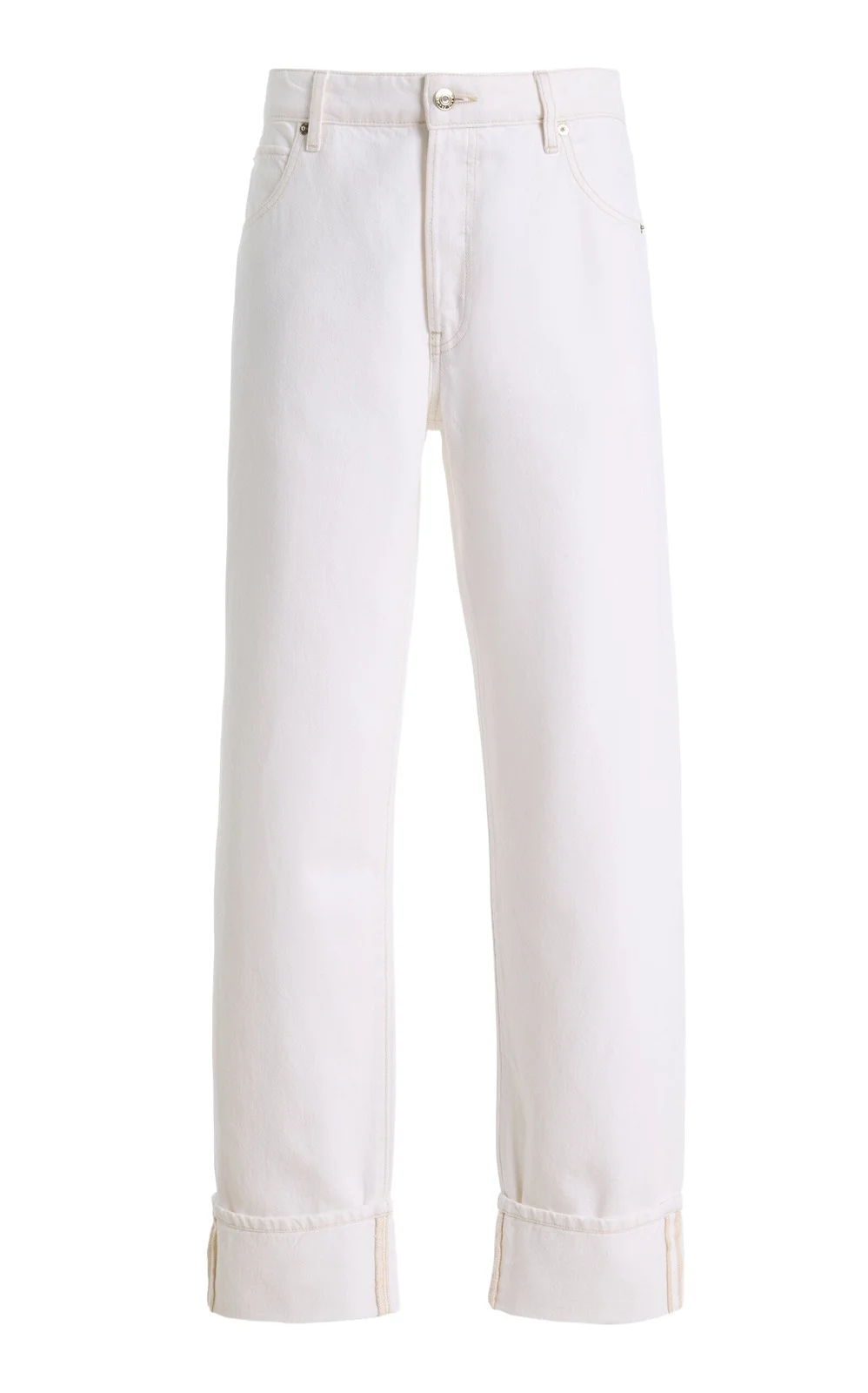 FRAME x Sotheby's Essential Rigid High-Rise Straight-Leg Jeans
