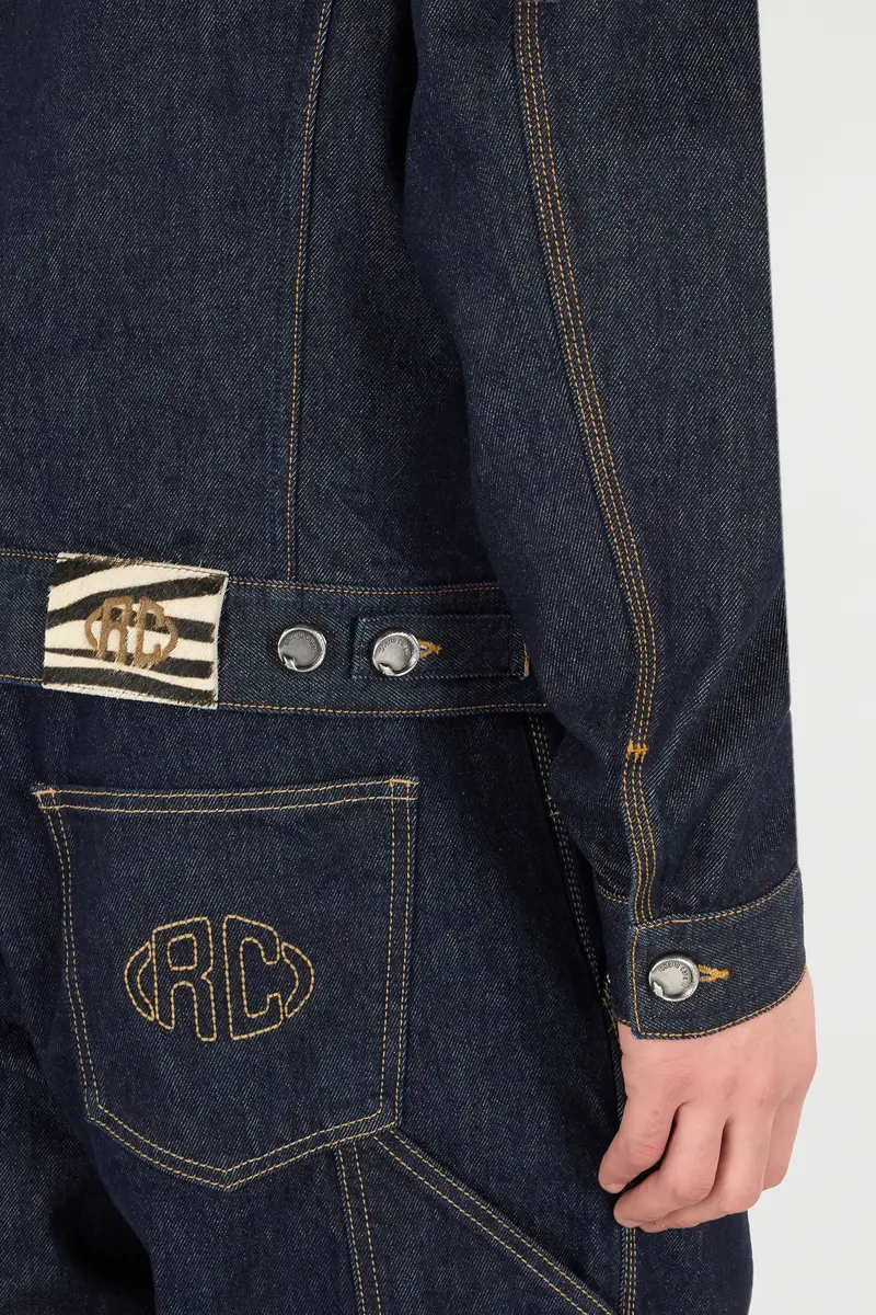 Roberto Cavalli Denim Jacket With Studs And Stones | Thumbnail 4 Roberto Cavalli Denim Jacket With Studs And Stones | Thumbnail 4