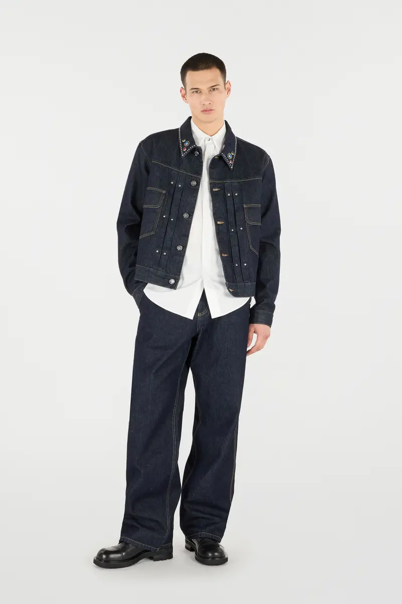 Roberto Cavalli Denim Jacket With Studs And Stones | Thumbnail 6 Roberto Cavalli Denim Jacket With Studs And Stones | Thumbnail 6