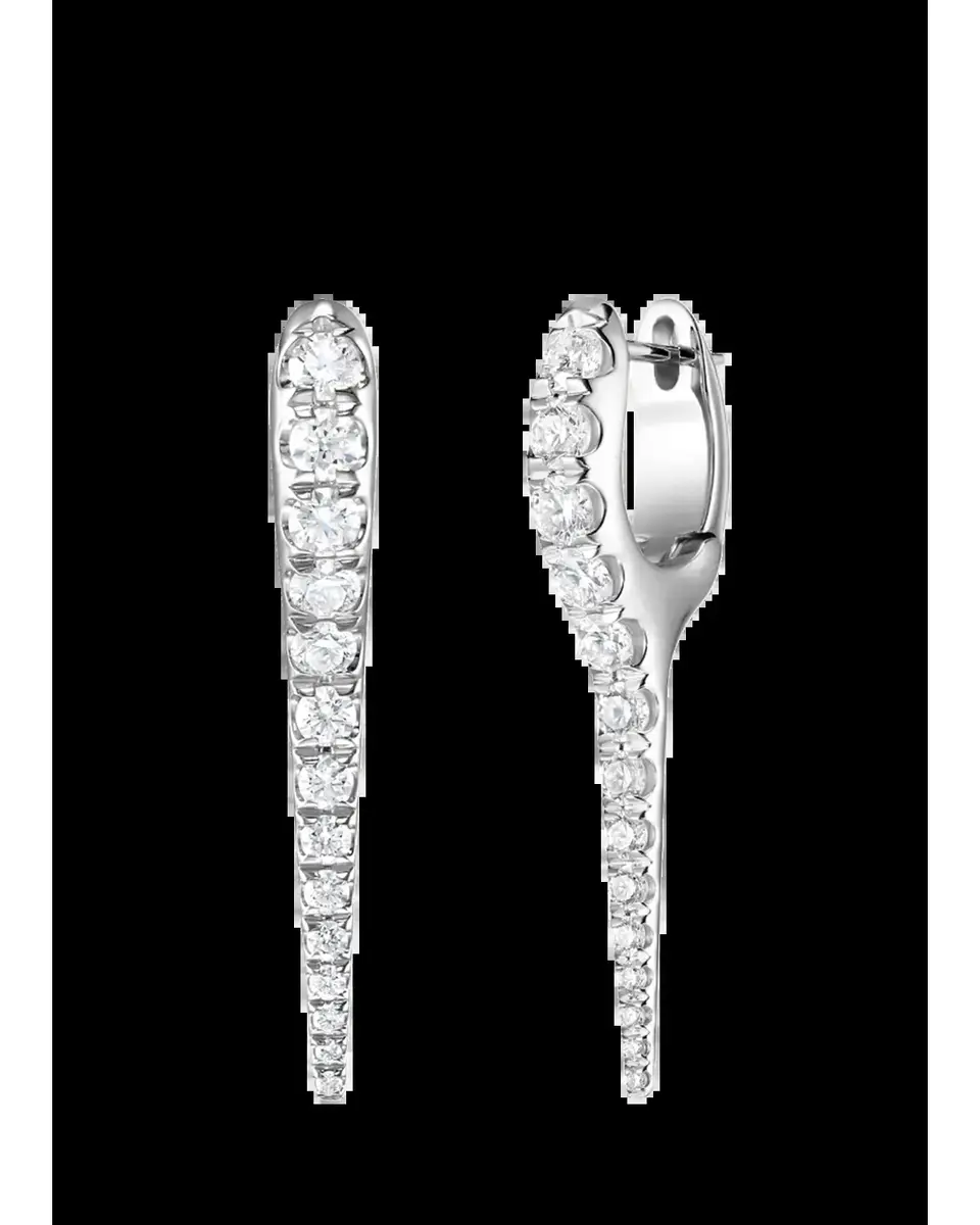 Melissa Kaye 18K White Gold Lola Needle Earrings with Diamonds | Thumbnail 2 Melissa Kaye 18K White Gold Lola Needle Earrings with Diamonds | Thumbnail 2