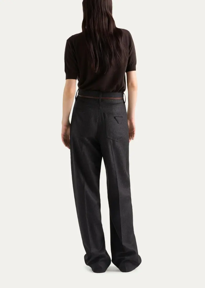 Prada Turtleneck Superfine Cashmere Short-Sleeve Sweater | Thumbnail 3 Prada Turtleneck Superfine Cashmere Short-Sleeve Sweater | Thumbnail 3