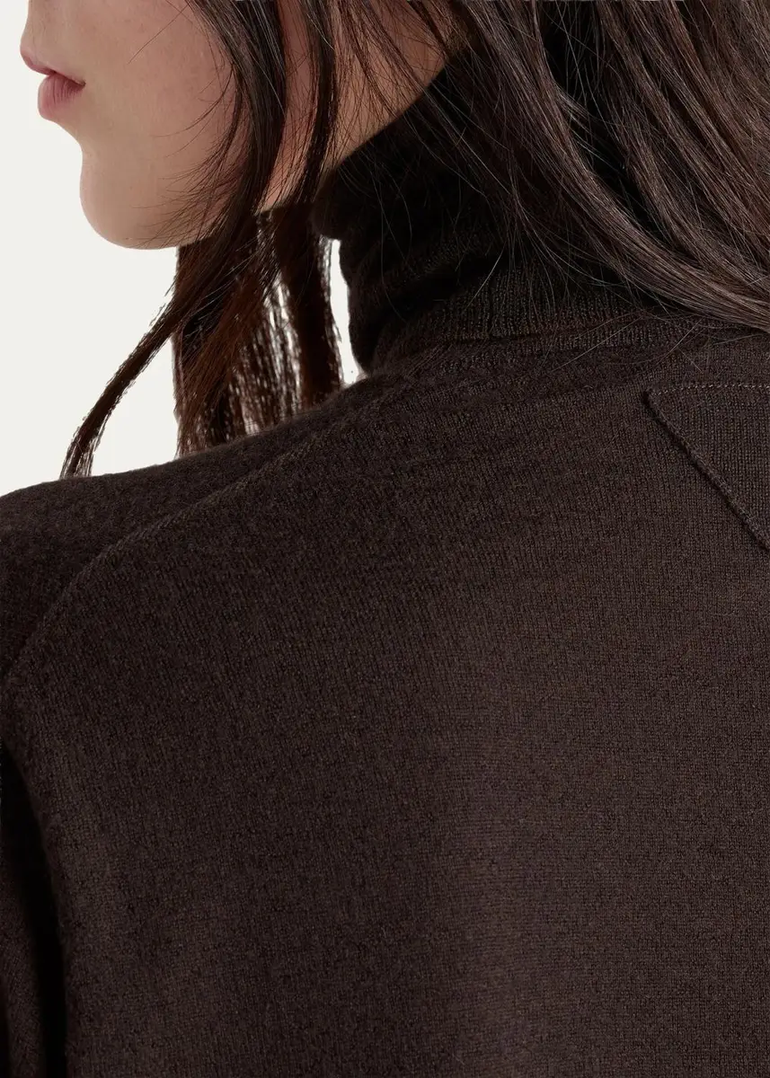 Prada Turtleneck Superfine Cashmere Short-Sleeve Sweater | Thumbnail 5 Prada Turtleneck Superfine Cashmere Short-Sleeve Sweater | Thumbnail 5
