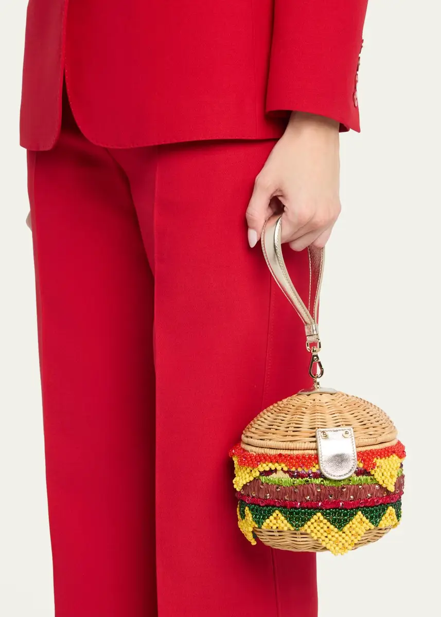 Judith Leiber Couture Deluxe Cheeseburger Basket Wristlet Bag | Thumbnail 2