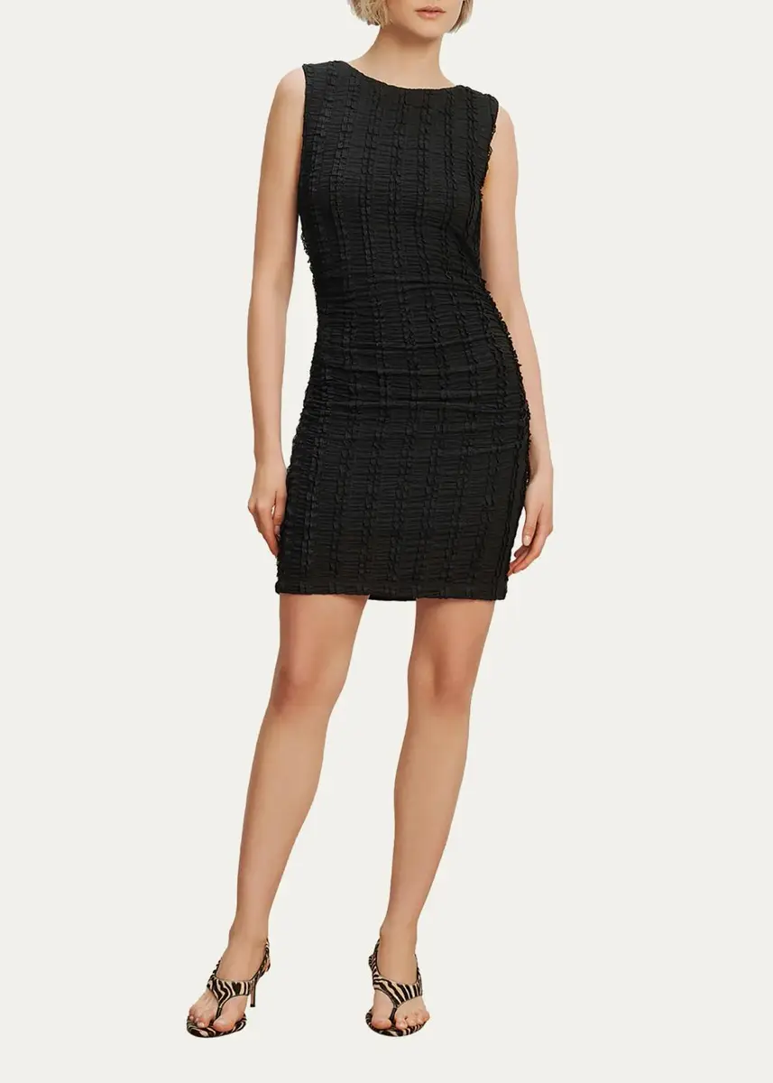 Veronica Beard Charissa Textured Mini Dress | Thumbnail 2 Veronica Beard Charissa Textured Mini Dress | Thumbnail 2