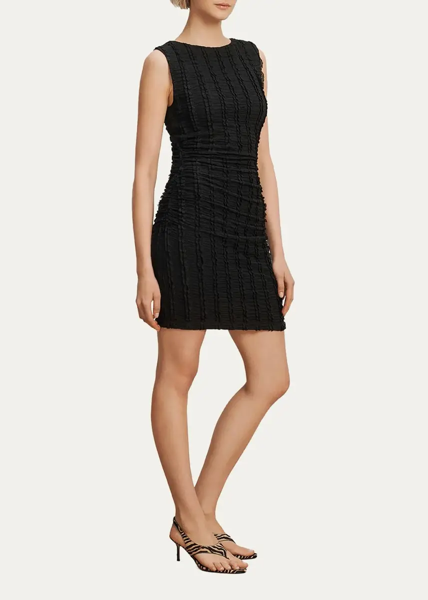 Veronica Beard Charissa Textured Mini Dress | Thumbnail 4 Veronica Beard Charissa Textured Mini Dress | Thumbnail 4