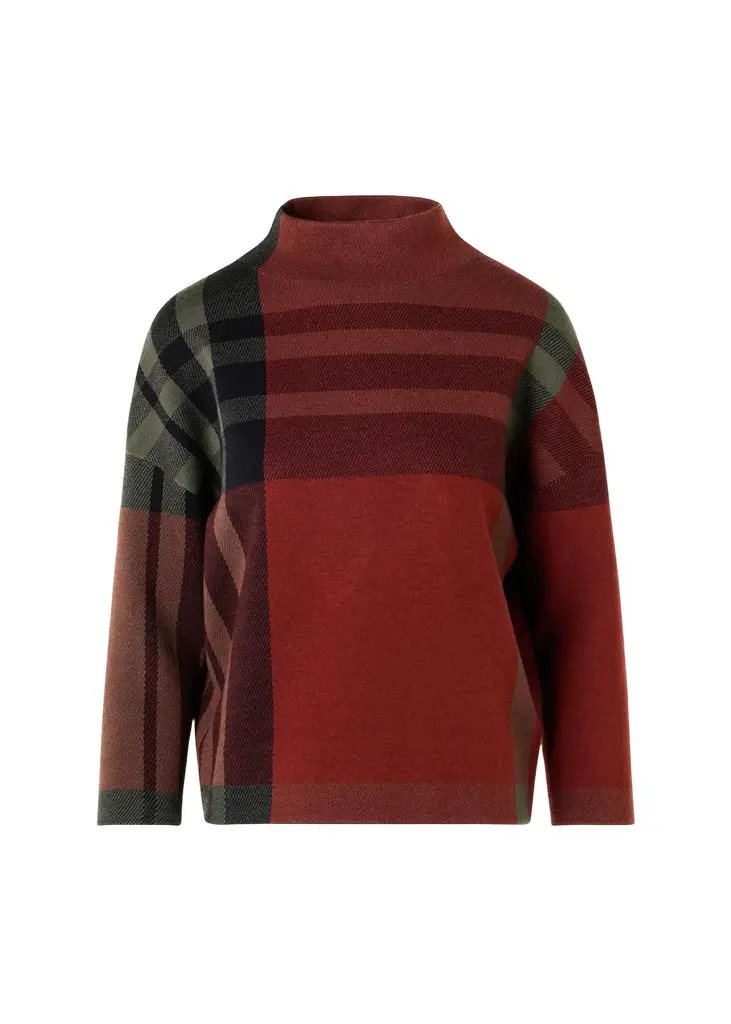 Akris punto Jacquard Check Boxy Sweater | Image 1 Akris punto Jacquard Check Boxy Sweater | Image 1