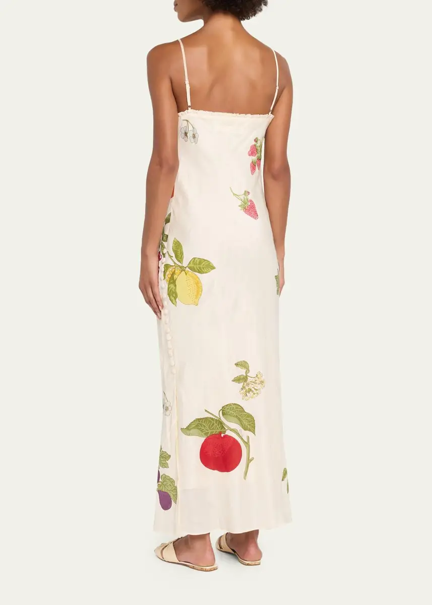ALIX OF BOHEMIA Athens Nine Fruit Bias-Cut Slip Dress | Thumbnail 3