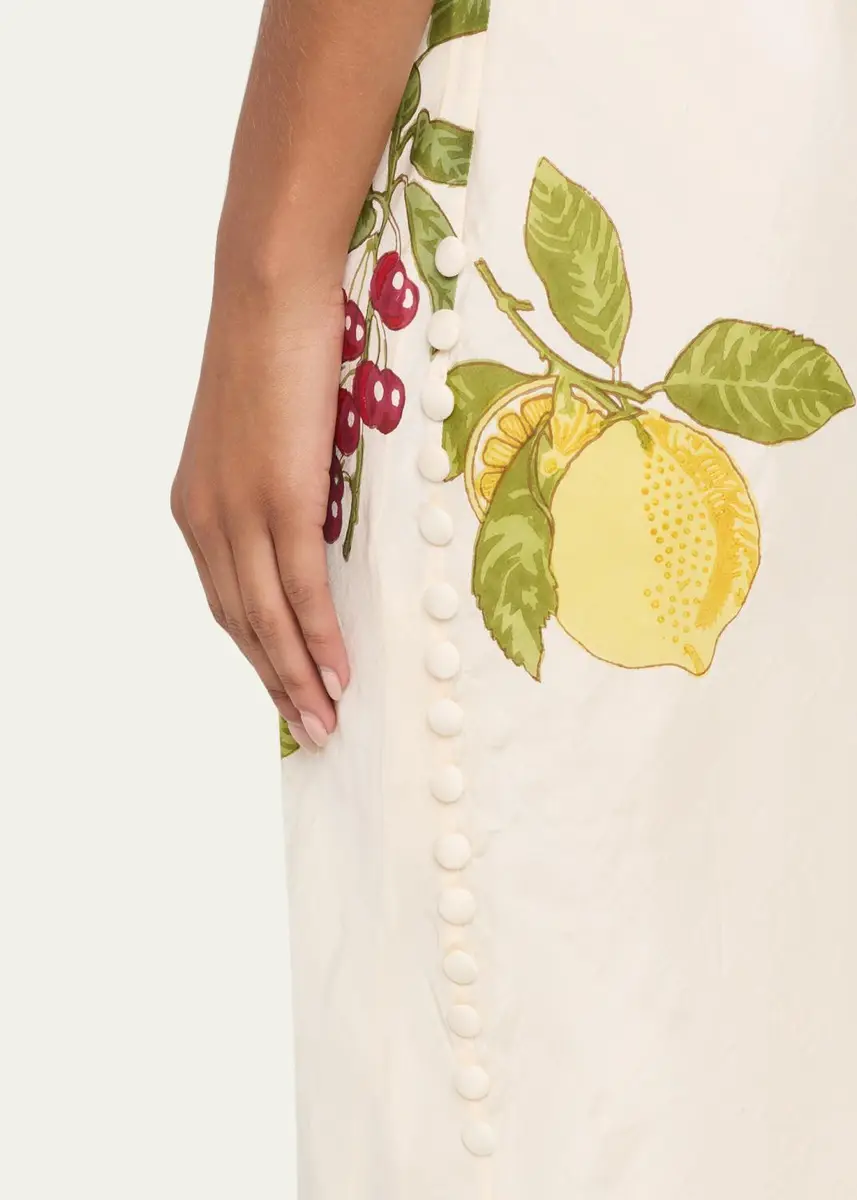 ALIX OF BOHEMIA Athens Nine Fruit Bias-Cut Slip Dress | Thumbnail 5