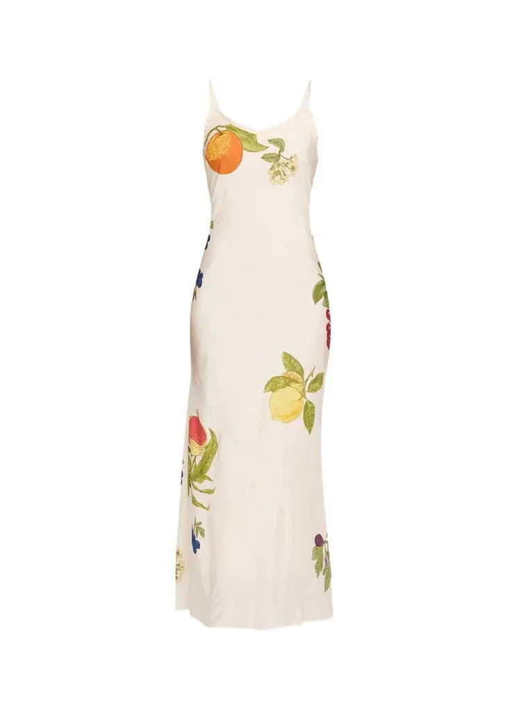 Athens Nine Fruit Bias-Cut Slip Dress Athens Nine Fruit Bias-Cut Slip Dress