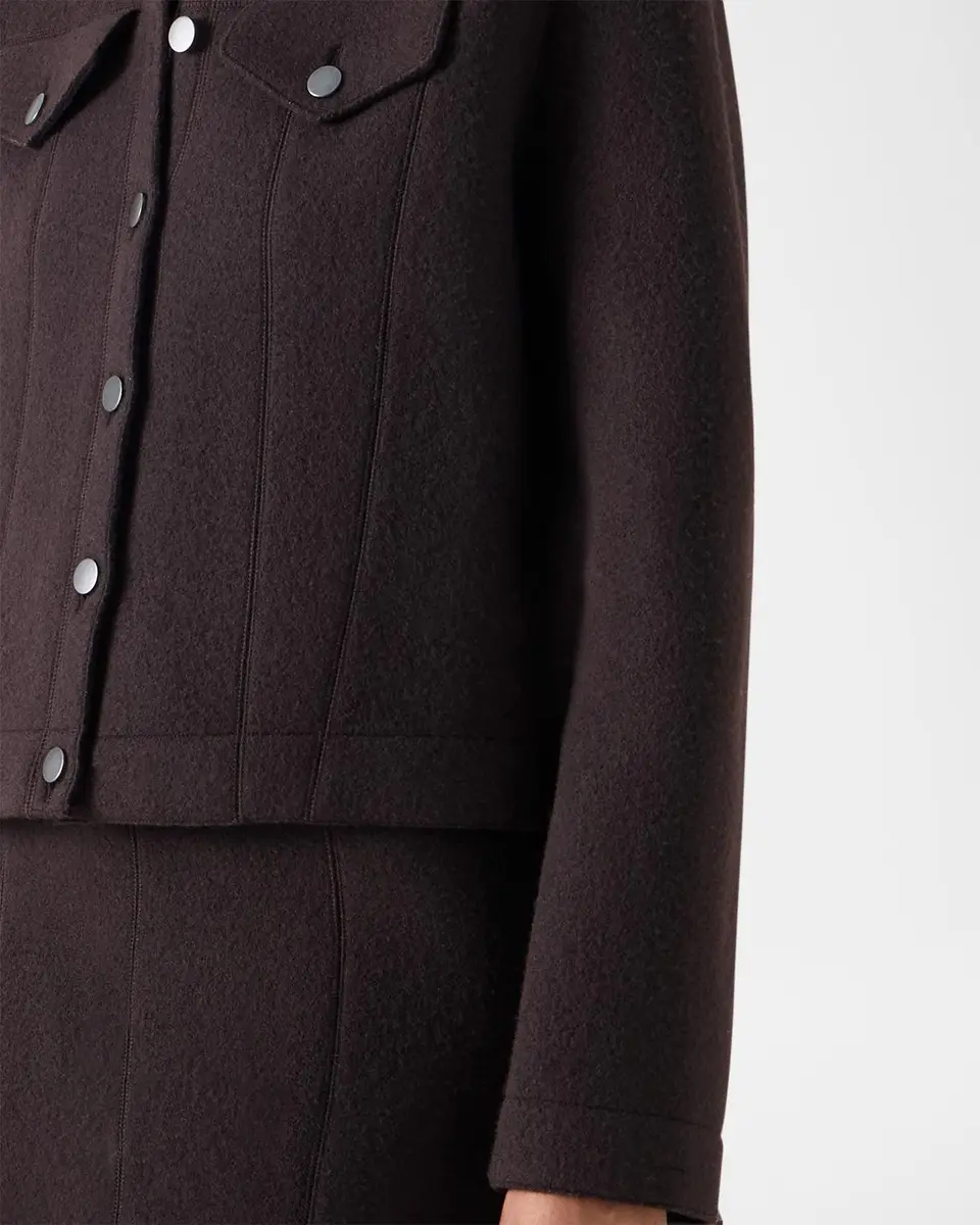 Akris punto Boiled Wool Single-Breasted Jacket | Thumbnail 5 Akris punto Boiled Wool Single-Breasted Jacket | Thumbnail 5