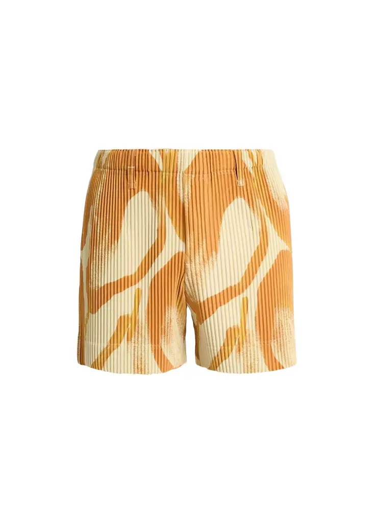 Homme Plissé Issey Miyake Men's Pleated Pull-On Shorts