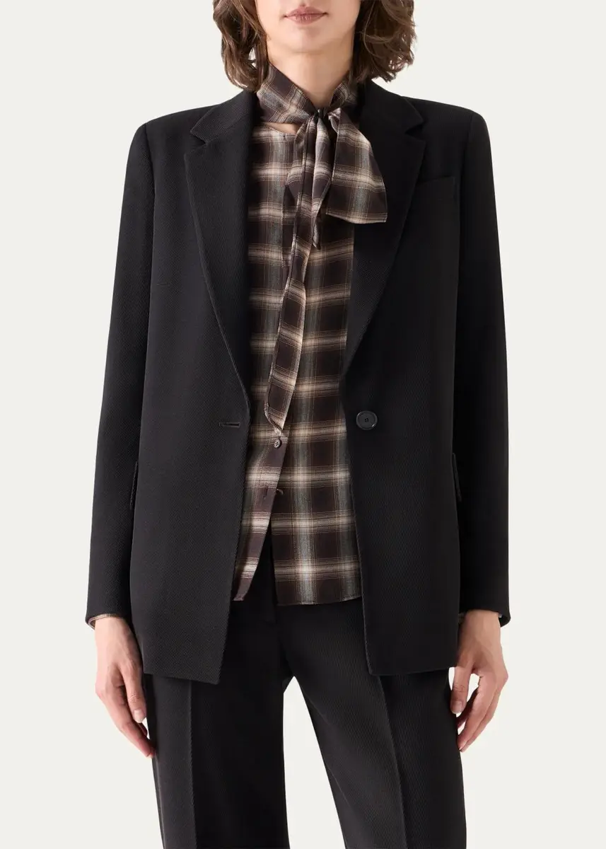 Akris punto Virgin Wool Boyfriend Blazer | Thumbnail 4