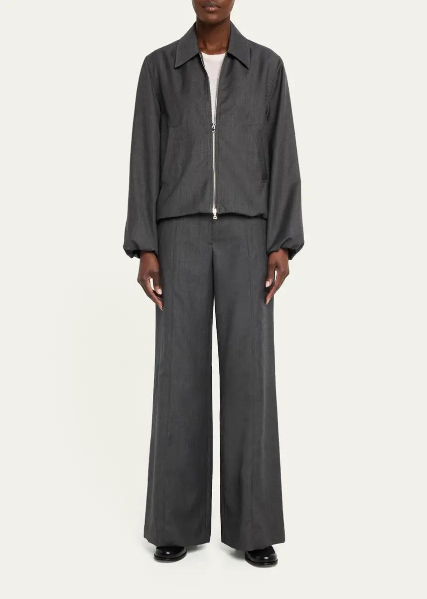 OFFICINE GÉNÉRALE Zelia Wide-Leg Pants | Thumbnail 2