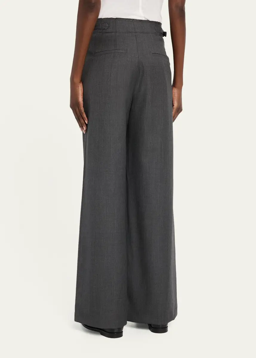 OFFICINE GÉNÉRALE Zelia Wide-Leg Pants | Thumbnail 3