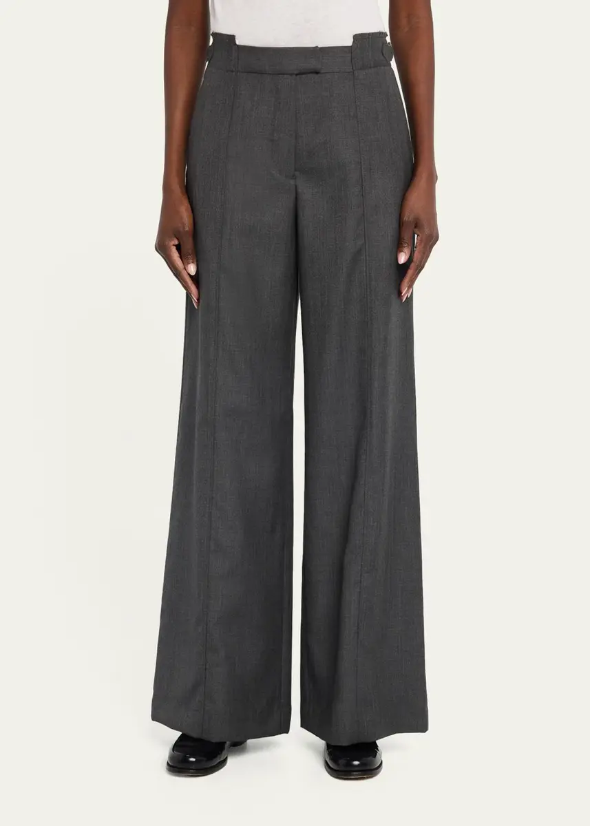 OFFICINE GÉNÉRALE Zelia Wide-Leg Pants | Thumbnail 4