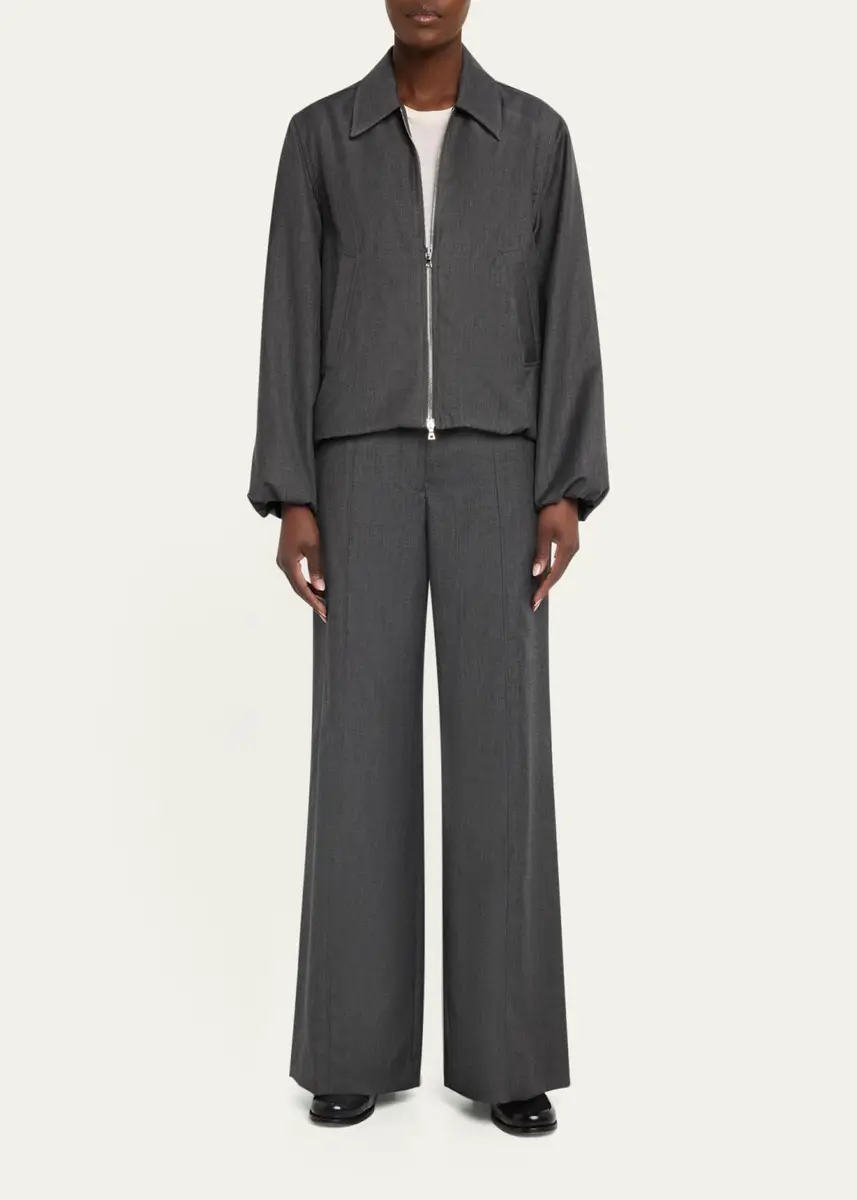 OFFICINE GÉNÉRALE Marla Wool-Cashmere Bomber Jacket | Thumbnail 2
