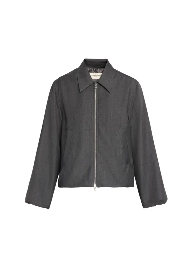OFFICINE GÉNÉRALE Marla Wool-Cashmere Bomber Jacket | Image 1 OFFICINE GÉNÉRALE Marla Wool-Cashmere Bomber Jacket | Image 1