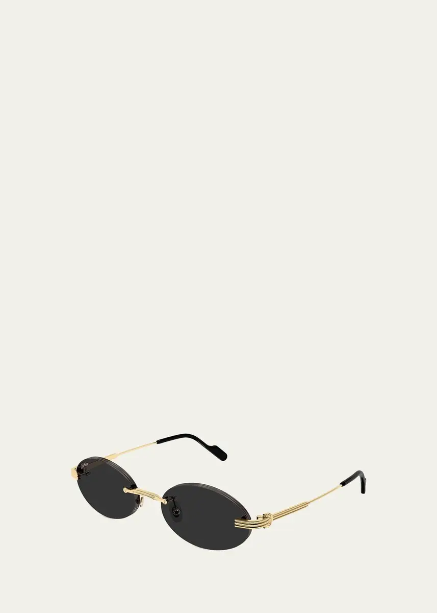 Cartier 53MM Oval Sunglasses | Thumbnail 2