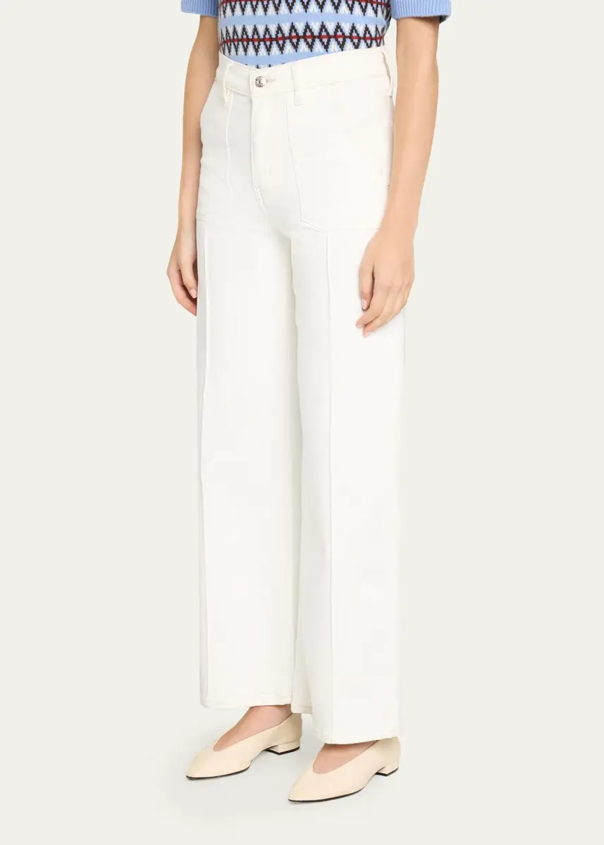 Frame Le Slim Palazzo Pants | Thumbnail 4 Frame Le Slim Palazzo Pants | Thumbnail 4