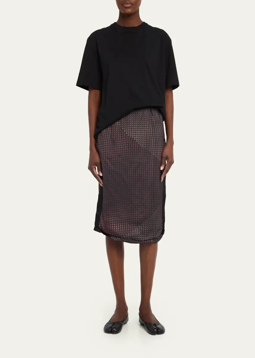 MM6 MAISON MARGIELA Paisley Print Midi Pencil Skirt | Thumbnail 2 MM6 MAISON MARGIELA Paisley Print Midi Pencil Skirt | Thumbnail 2