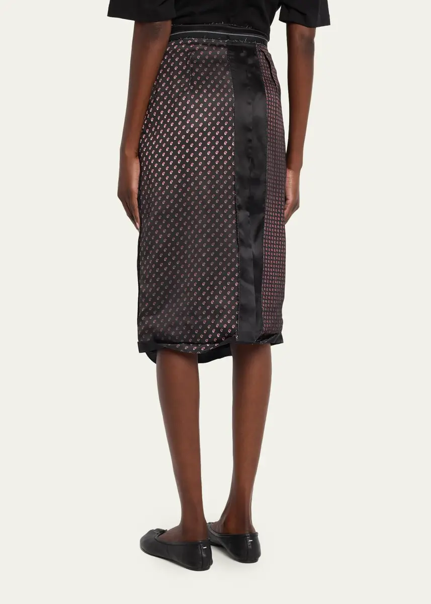 MM6 MAISON MARGIELA Paisley Print Midi Pencil Skirt | Thumbnail 3 MM6 MAISON MARGIELA Paisley Print Midi Pencil Skirt | Thumbnail 3