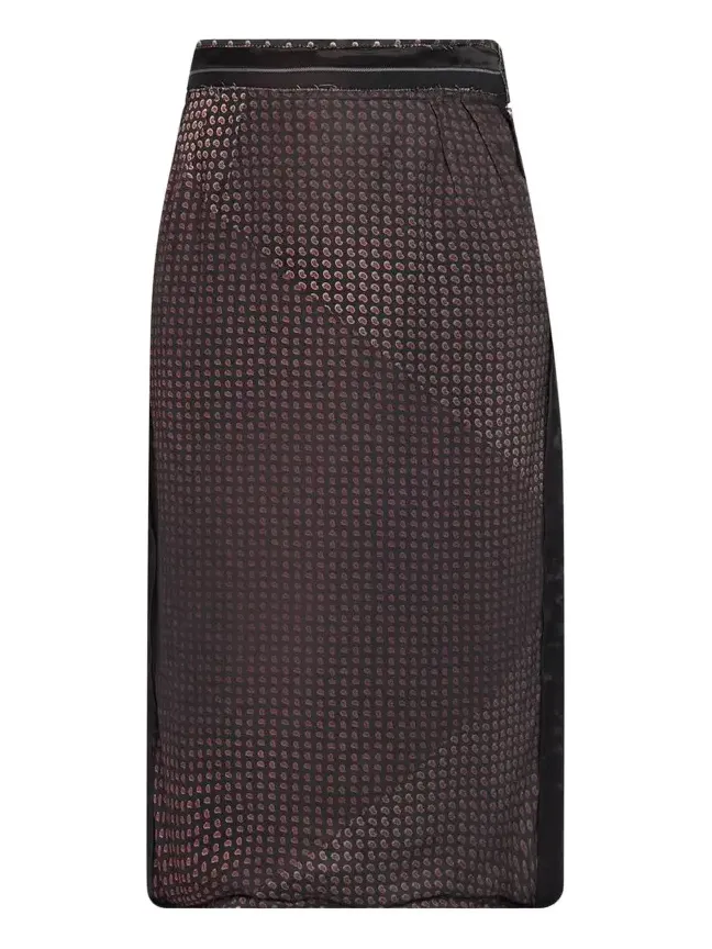 Paisley Print Midi Pencil Skirt Paisley Print Midi Pencil Skirt