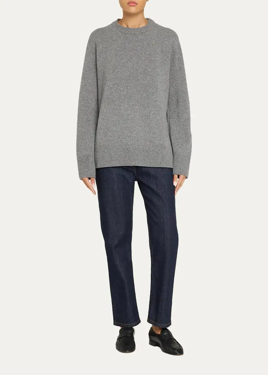 The Row Sibem Wool-Cashmere Crewneck Sweater | Thumbnail 7 The Row Sibem Wool-Cashmere Crewneck Sweater | Thumbnail 7