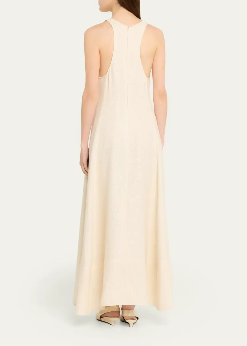 TOTEME Scoop-Neck Sable Maxi Dress | Thumbnail 3 TOTEME Scoop-Neck Sable Maxi Dress | Thumbnail 3