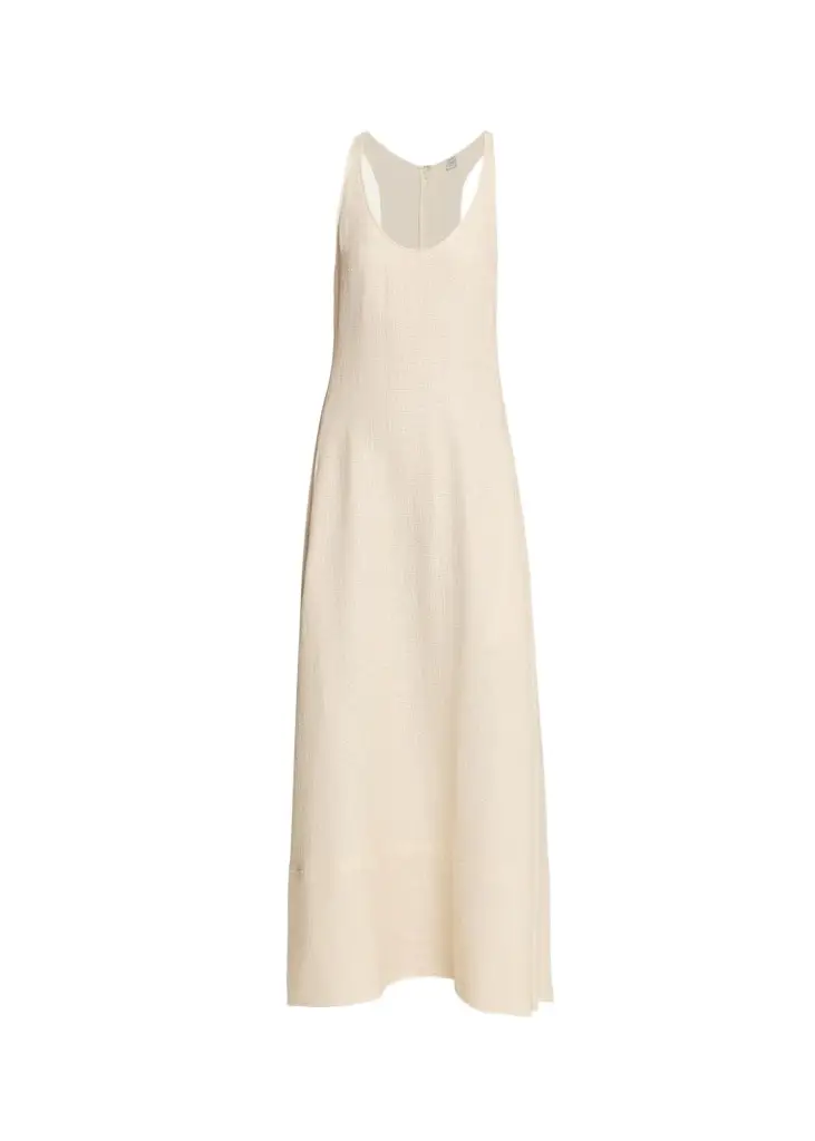 Toteme Scoop-Neck Sable Maxi Dress | Image 1 Toteme Scoop-Neck Sable Maxi Dress | Image 1