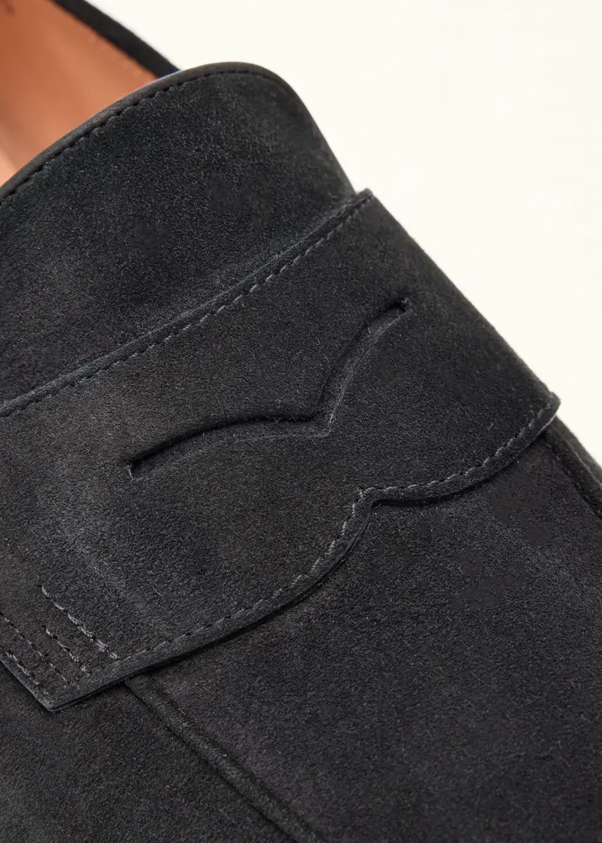 Santoni Carla Suede Penny Loafers | Thumbnail 5