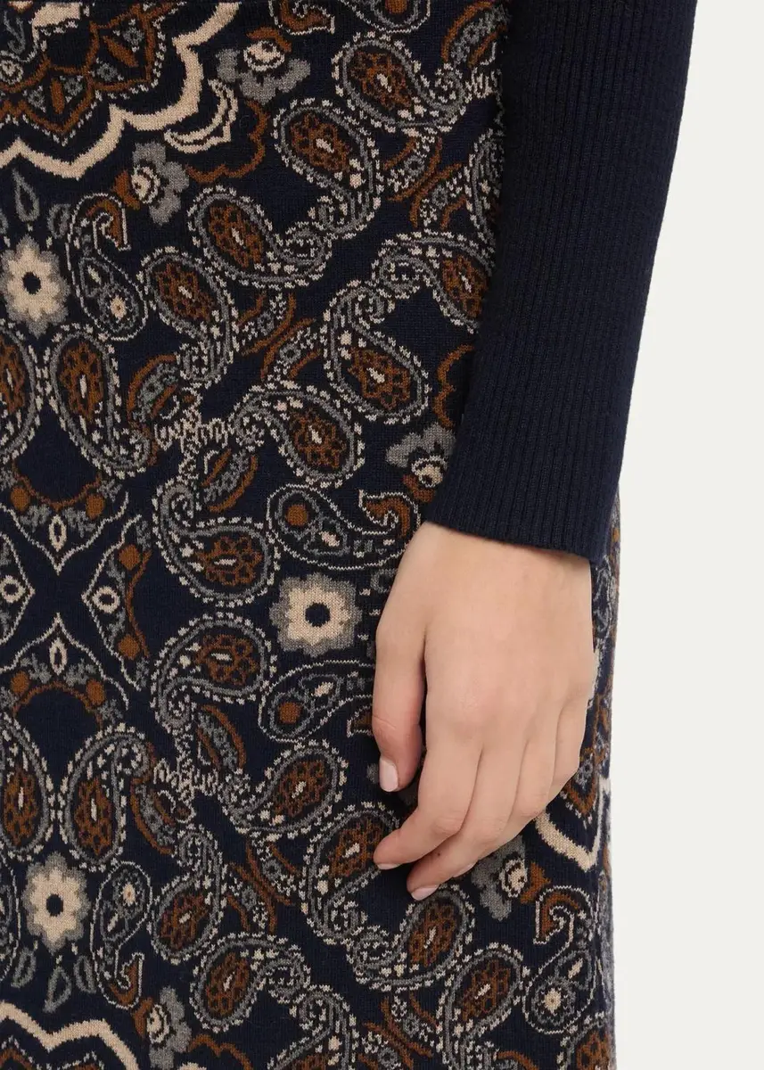 Cara Cara Clara Bandana Jacquard Midi Skirt | Thumbnail 5 Cara Cara Clara Bandana Jacquard Midi Skirt | Thumbnail 5