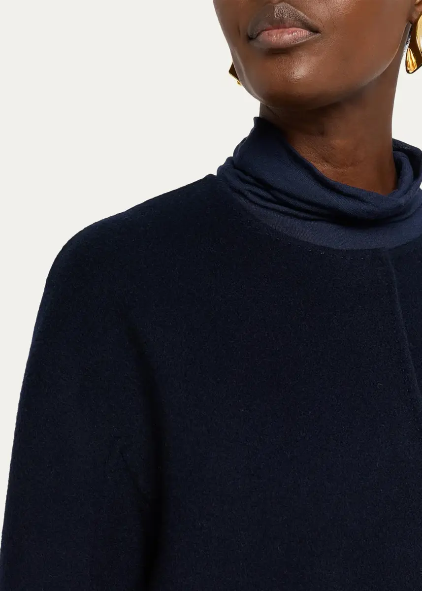 Lafayette 148 New York Crewneck Wool-Cashmere Jacket | Thumbnail 5