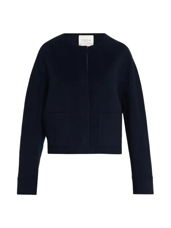 Crewneck Wool-Cashmere Jacket Crewneck Wool-Cashmere Jacket