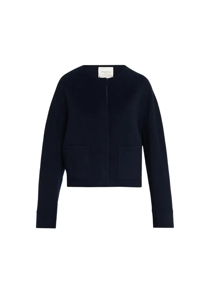 Lafayette 148 New York Crewneck Wool-Cashmere Jacket | Image 1 Lafayette 148 New York Crewneck Wool-Cashmere Jacket | Image 1