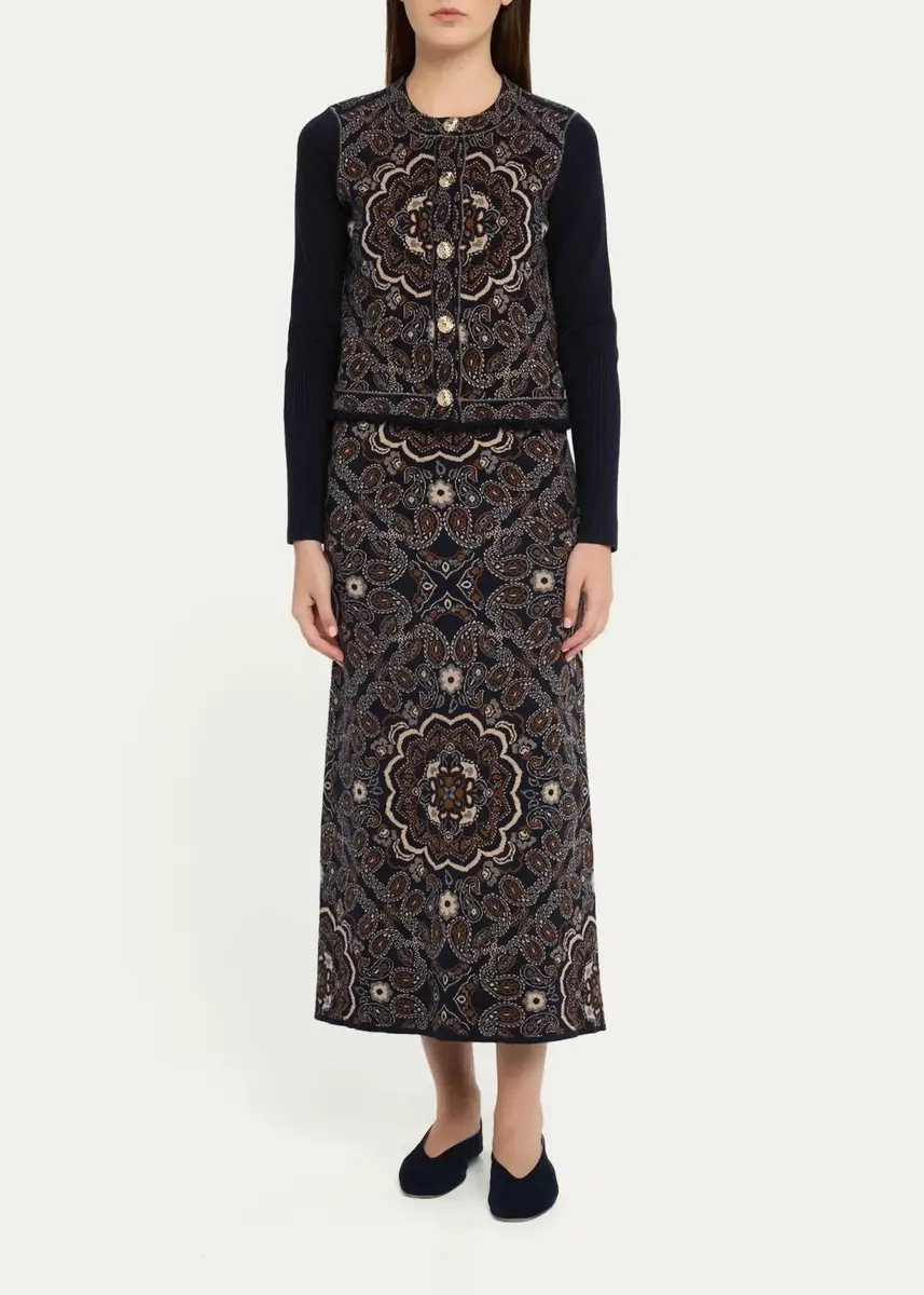 Cara Cara Alesia Paisley Jacquard Jacket | Thumbnail 2 Cara Cara Alesia Paisley Jacquard Jacket | Thumbnail 2