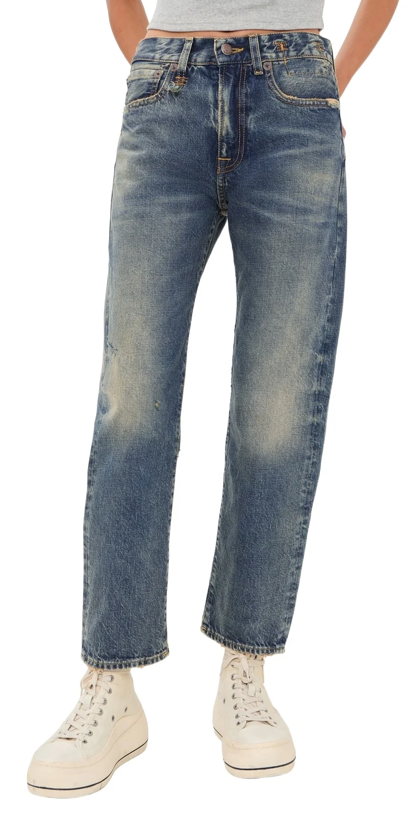 R13 Boyfriend Jeans