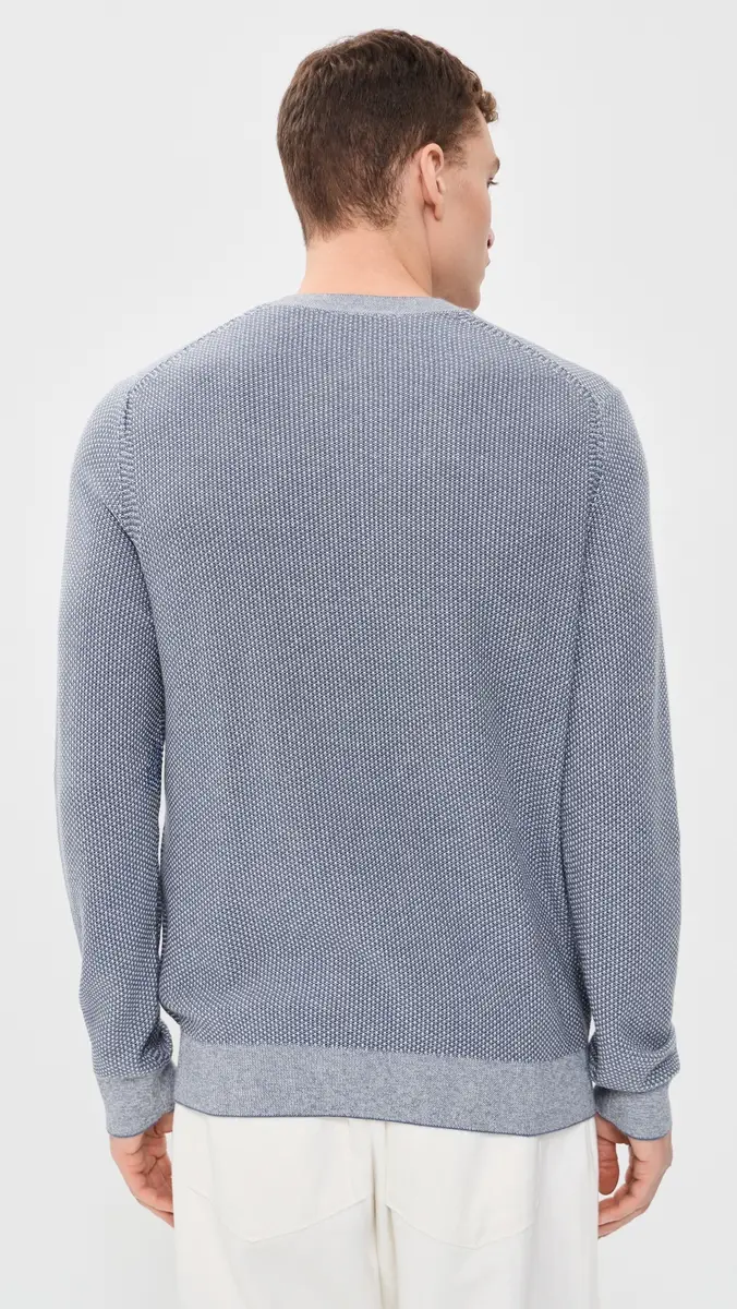 Vince Geo Jacquard Crew Neck Sweater | Thumbnail 3 Vince Geo Jacquard Crew Neck Sweater | Thumbnail 3