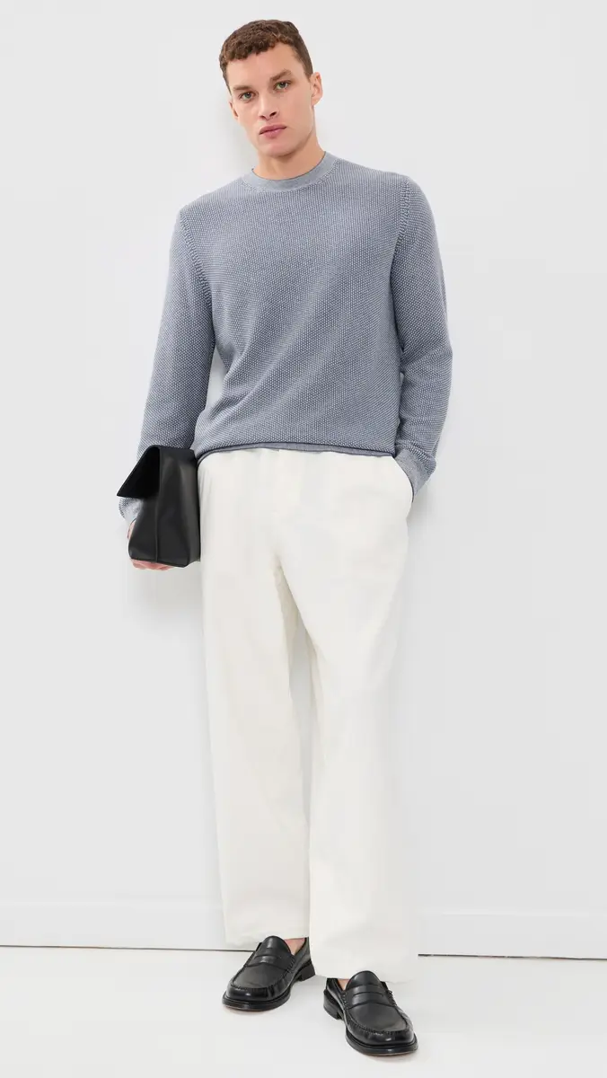 Vince Geo Jacquard Crew Neck Sweater | Thumbnail 5 Vince Geo Jacquard Crew Neck Sweater | Thumbnail 5
