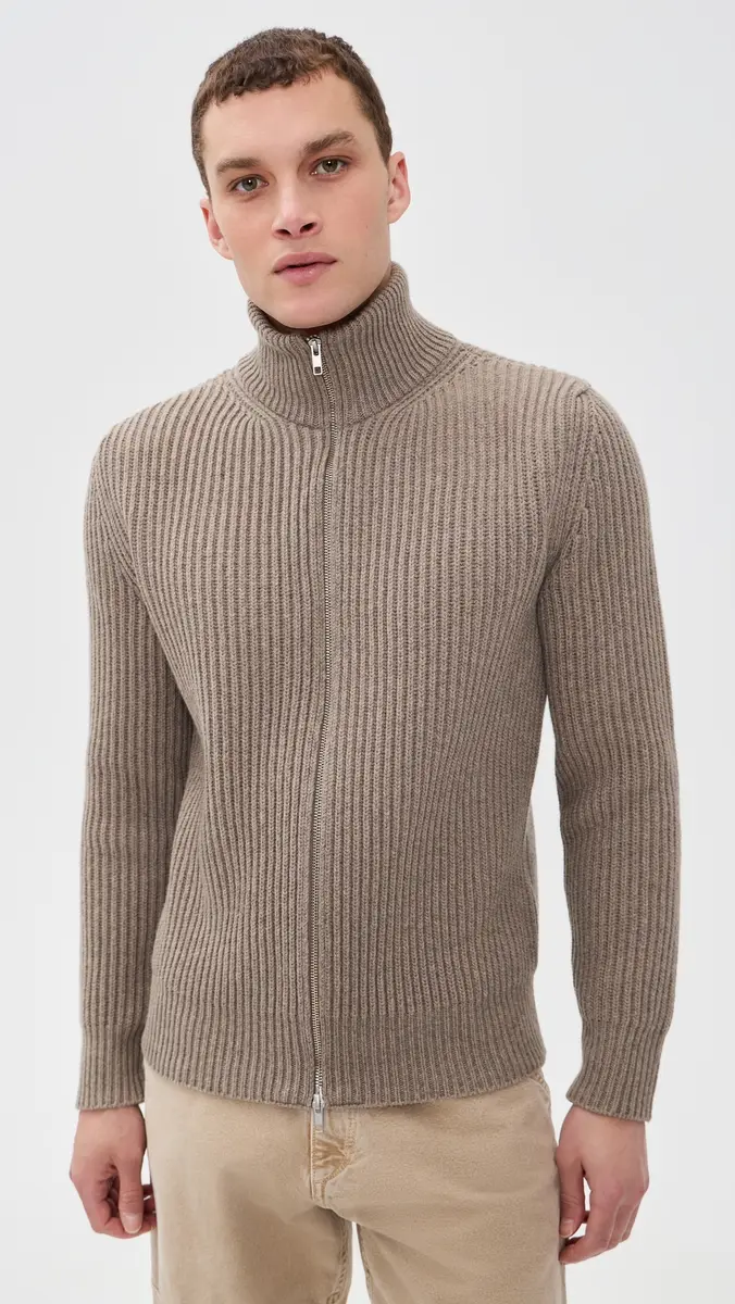 MM6 MAISON MARGIELA Full Zip Sweater | Thumbnail 2 MM6 MAISON MARGIELA Full Zip Sweater | Thumbnail 2