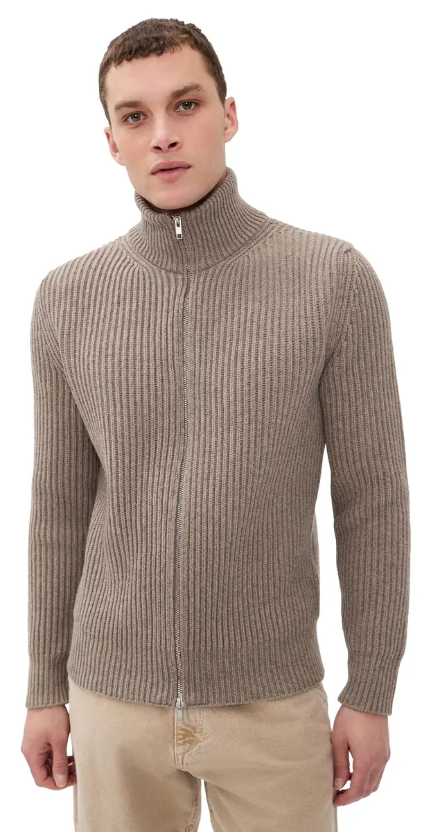 MM6 MAISON MARGIELA Full Zip Sweater | Image 1 MM6 MAISON MARGIELA Full Zip Sweater | Image 1